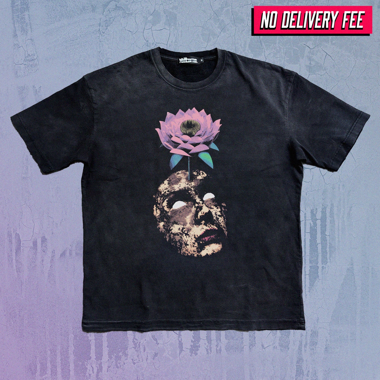 PROGRESS - Premium 260GSM Vintage Lightly Frayed Oversized Tee