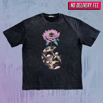 PROGRESS - Premium 260GSM Vintage Lightly Frayed Oversized Tee