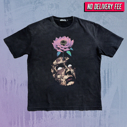 PROGRESS - Premium 260GSM Vintage Lightly Frayed Oversized Tee