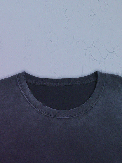 CHAOS - Premium 260GSM Vintage Lightly Frayed Oversized Tee