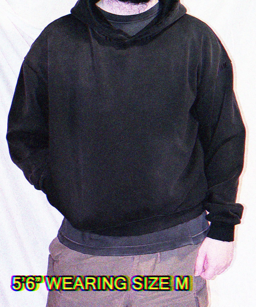I'M OKAY - Premium 420GSM Sunfaded and Frayed Boxy Hoodie