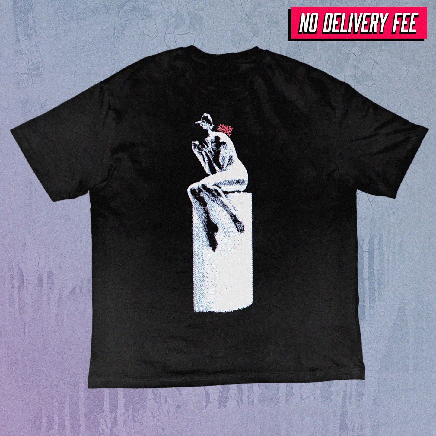 ALONE - Value 190GSM Solid Oversized Tee