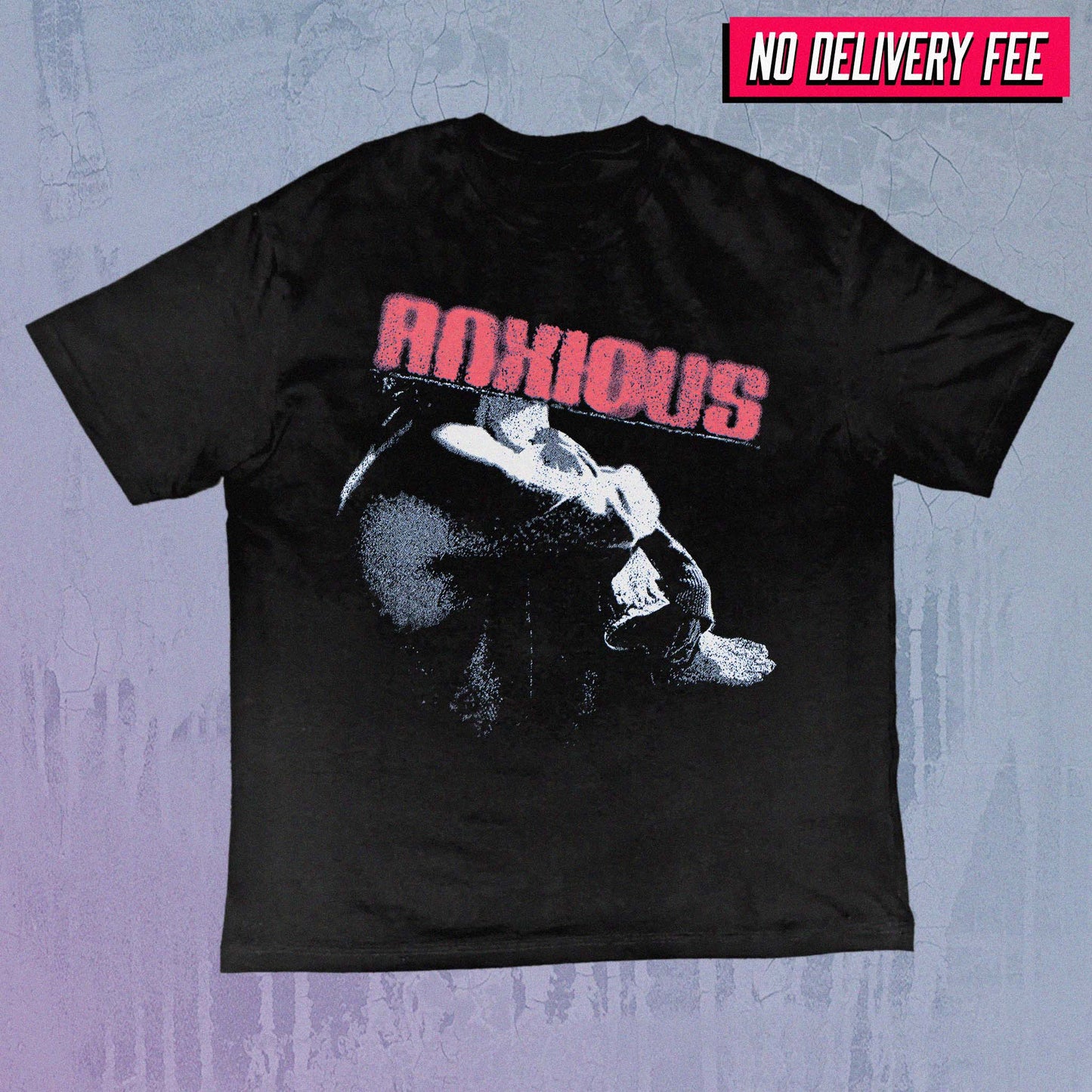 ANXIOUS - Value 190GSM Solid Oversized Tee
