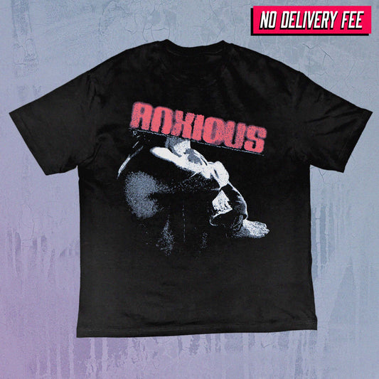 ANXIOUS - Value 190GSM Solid Oversized Tee