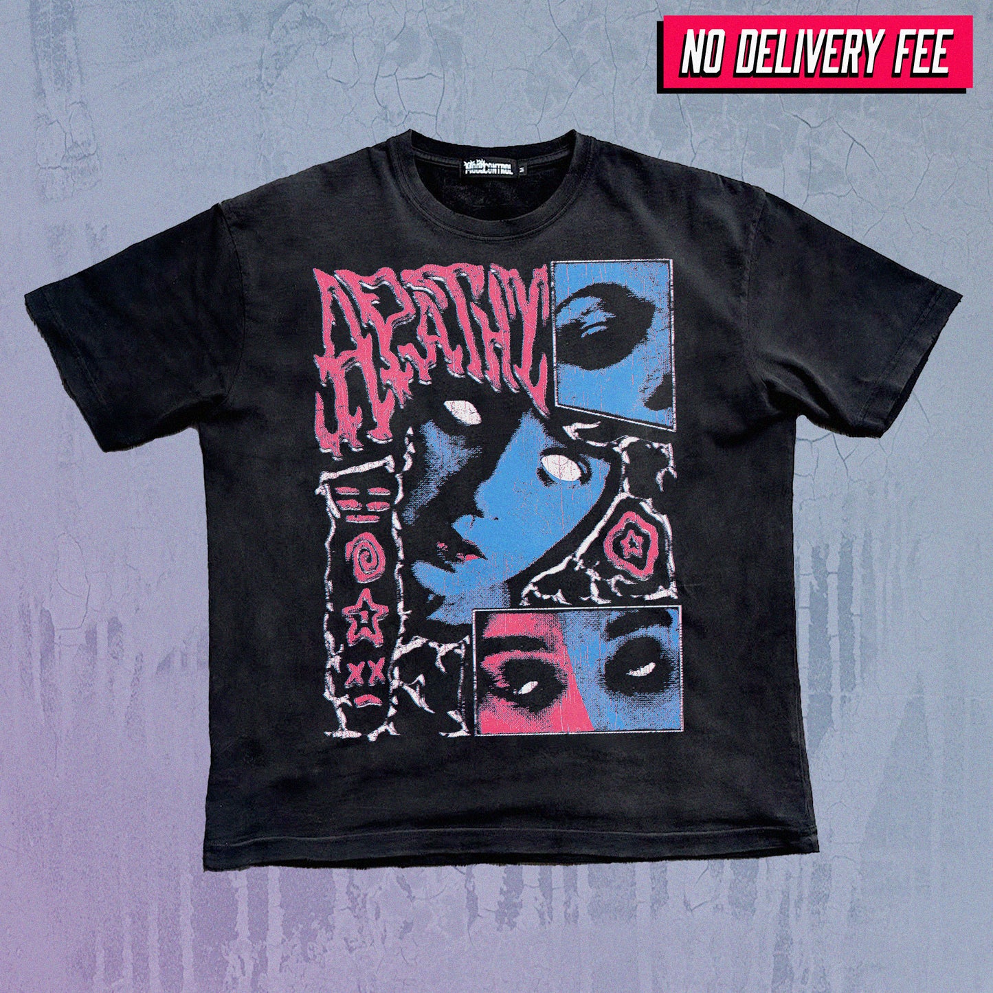APATHY - Premium 260GSM Vintage Lightly Frayed Oversized Tee