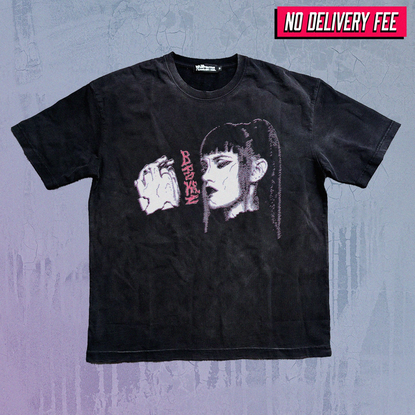 BROKEN - Premium 260GSM Vintage Lightly Frayed Oversized Tee