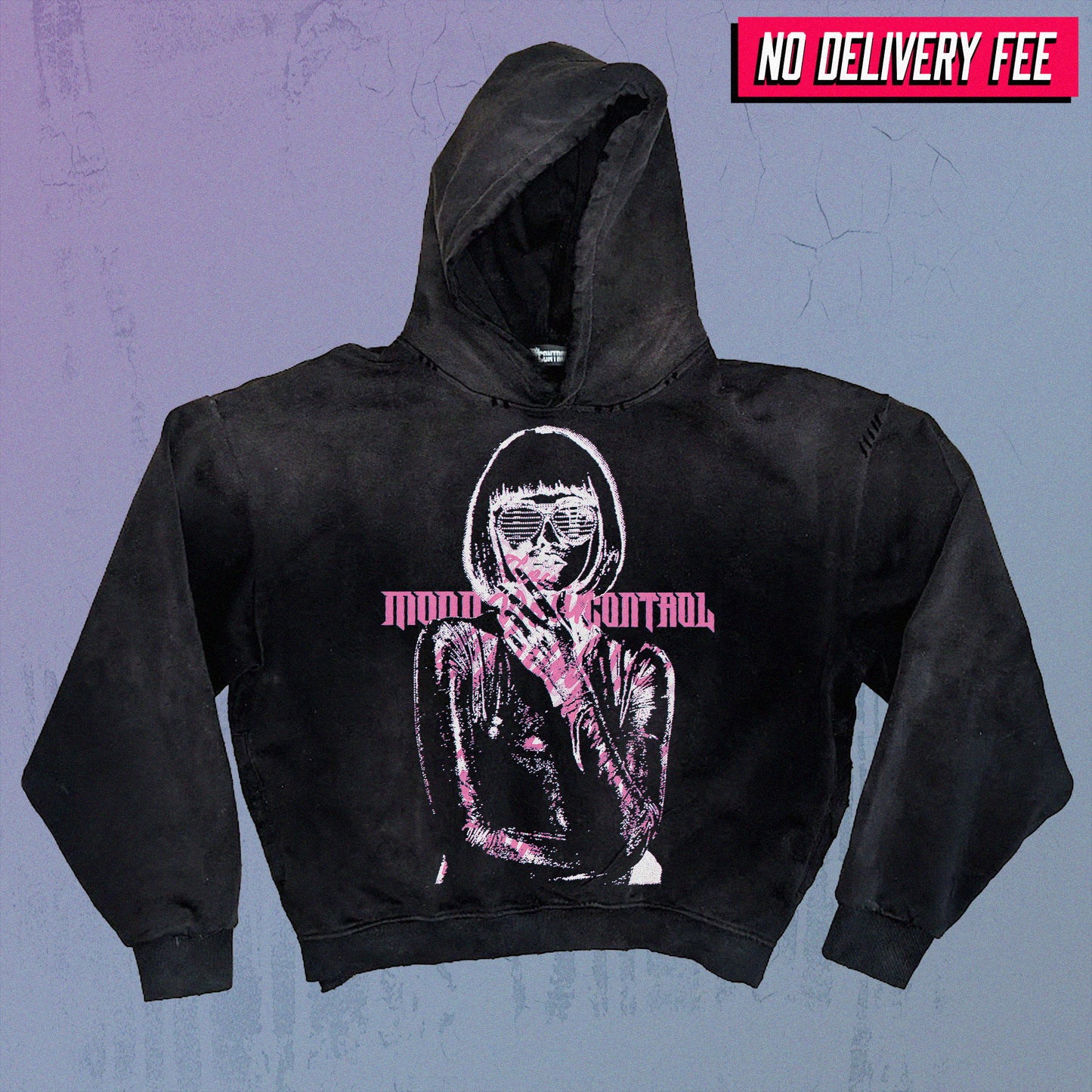 BURIED V2 - Premium 420GSM Sunfaded and Frayed Boxy Hoodie