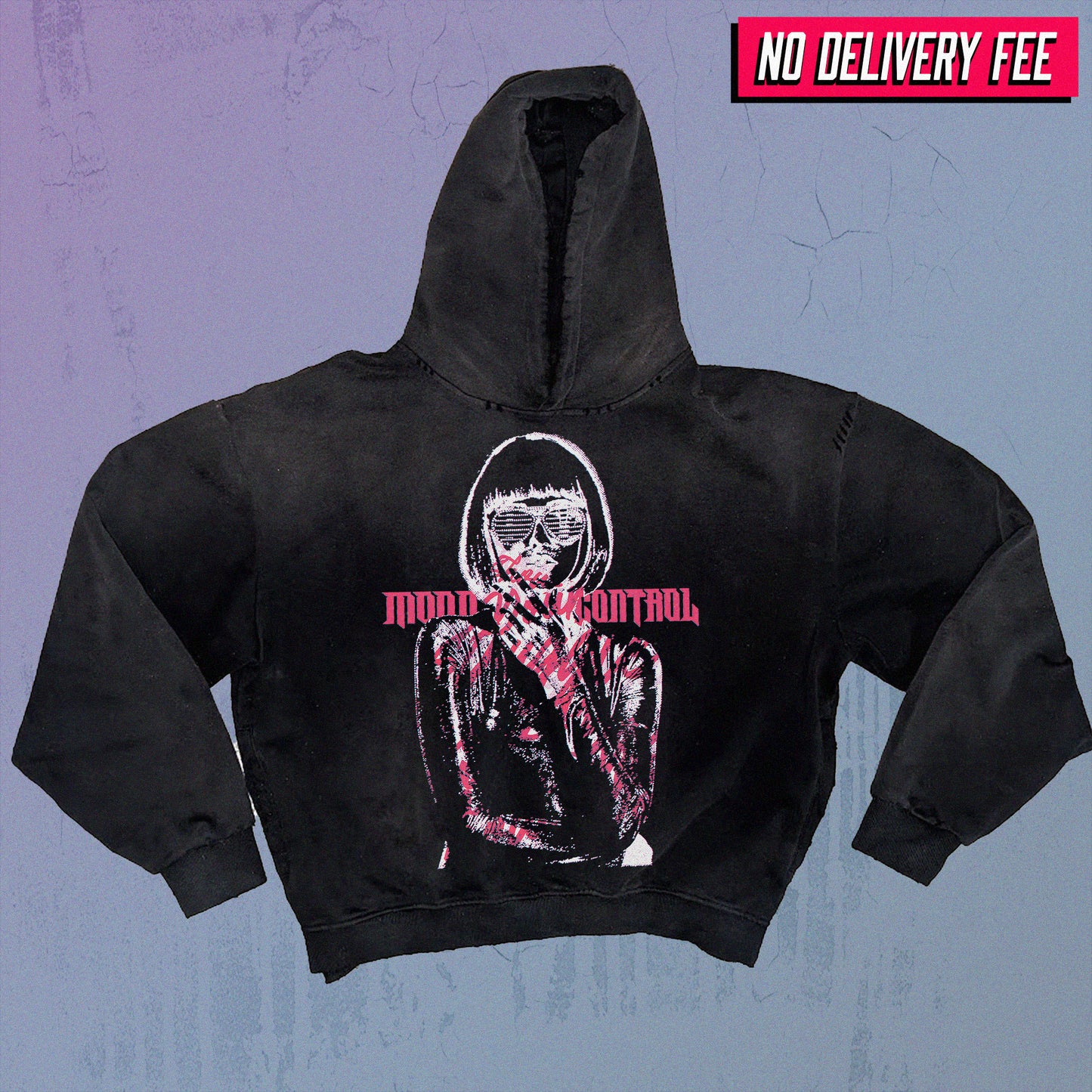 BURIED - Premium 420GSM Sunfaded and Frayed Boxy Hoodie