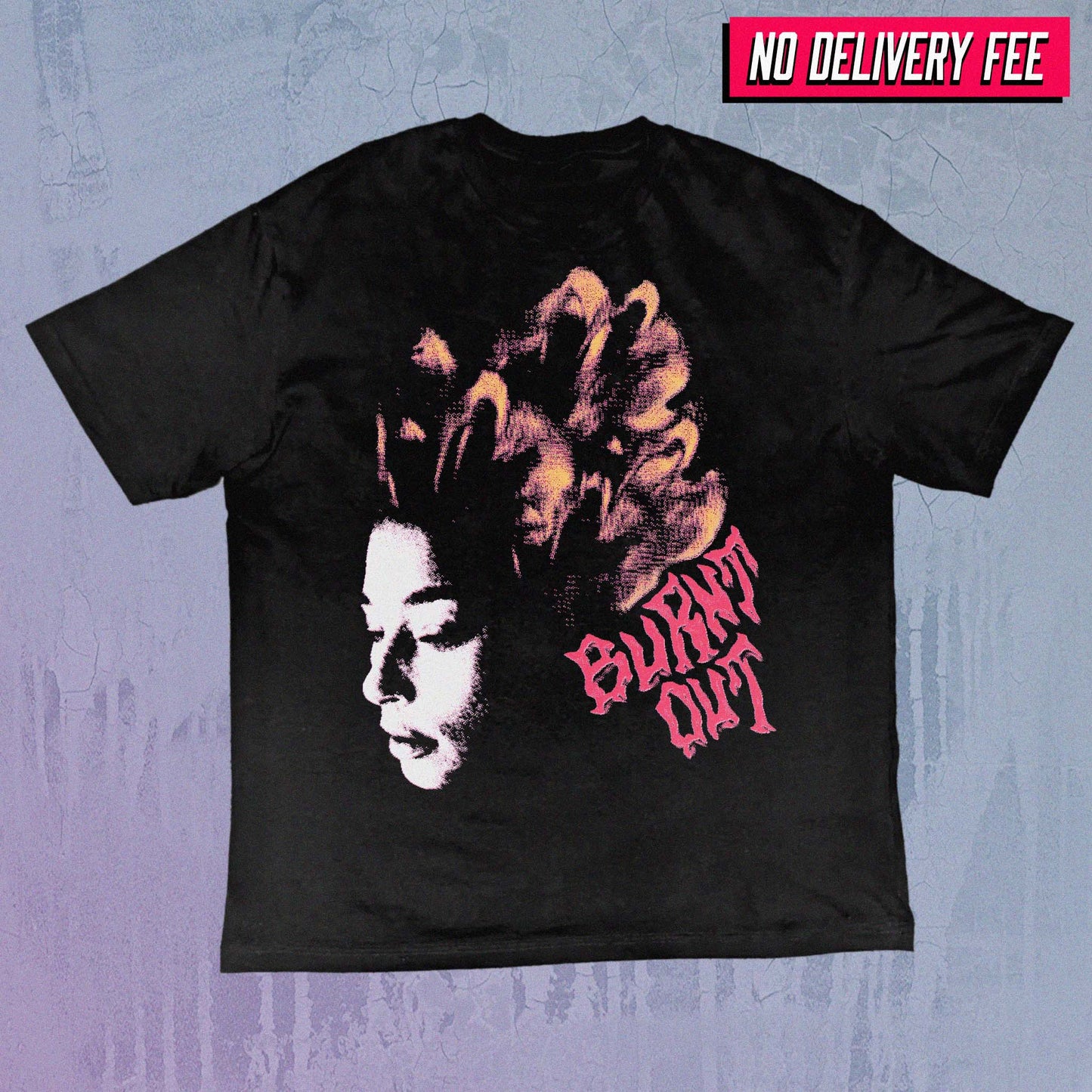 BURNT OUT - Value 190GSM Solid Oversized Tee