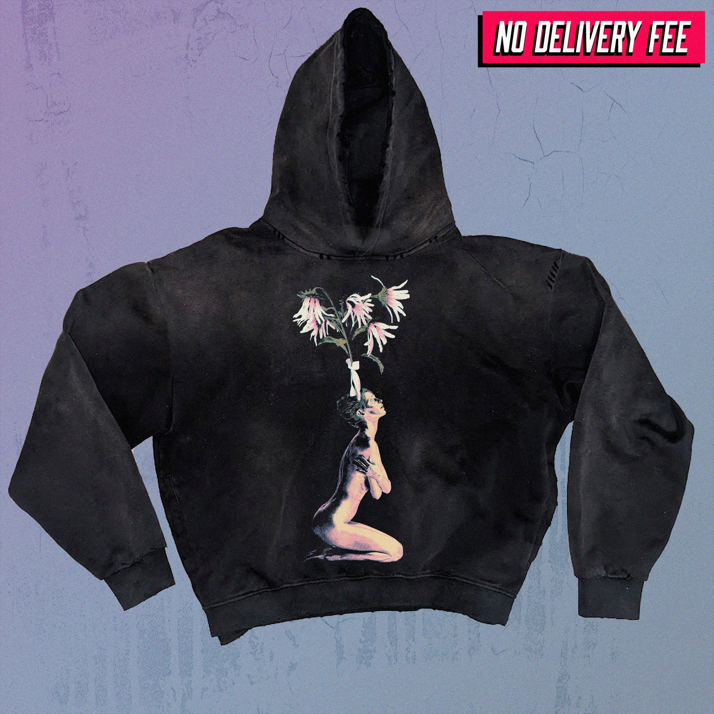 REGRESS - Premium 420GSM Sunfaded and Frayed Boxy Hoodie