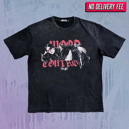 CALM - Premium 260GSM Vintage Lightly Frayed Oversized Tee