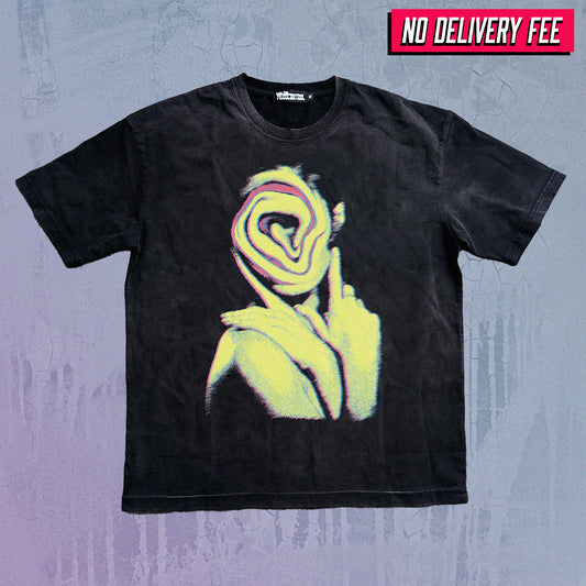 CHAOS - Premium 260GSM Vintage Lightly Frayed Oversized Tee