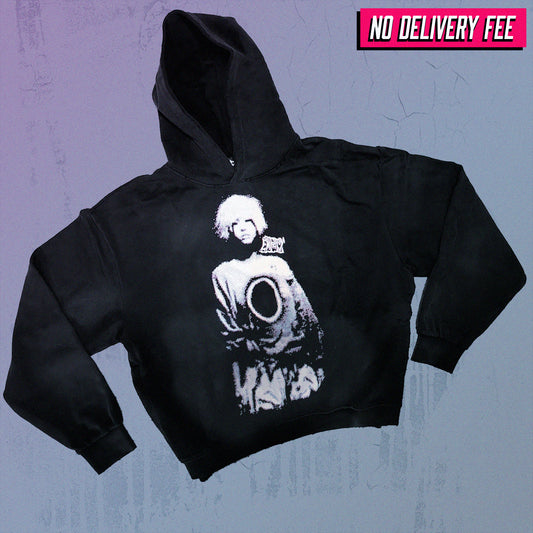 EMPTY - Premium 420GSM Sunfaded and Frayed Boxy Hoodie