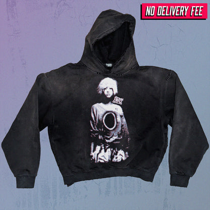 EMPTY - Premium 420GSM Sunfaded and Frayed Boxy Hoodie