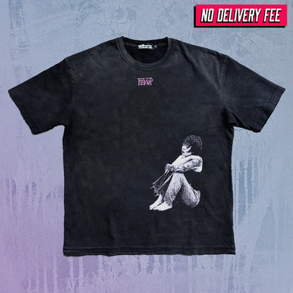 FED UP - Premium 260GSM Vintage Lightly Frayed Oversized Tee