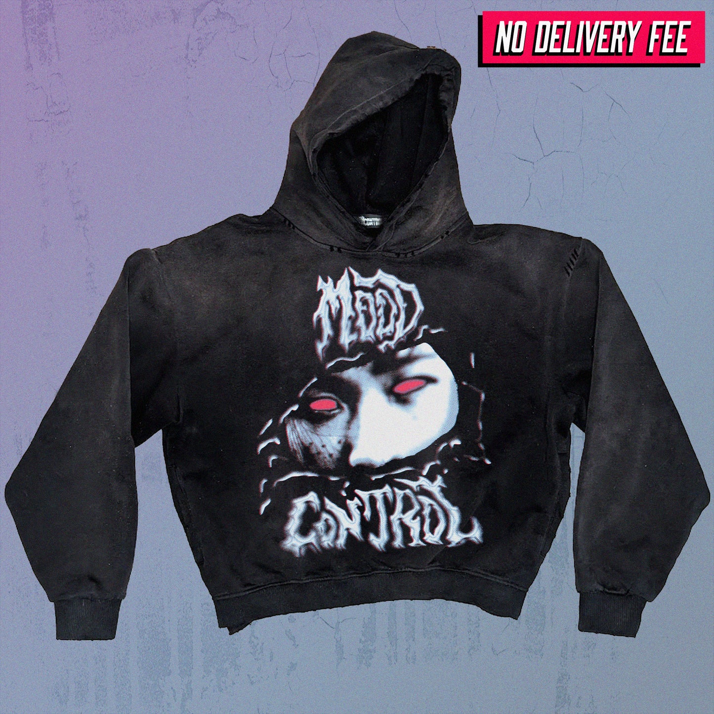HAZE - Premium 420GSM Sunfaded and Frayed Boxy Hoodie