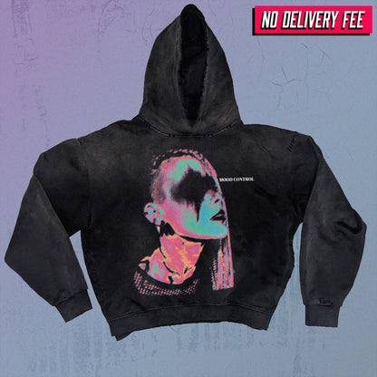 HEAT - Premium 420GSM Sunfaded and Frayed Boxy Hoodie