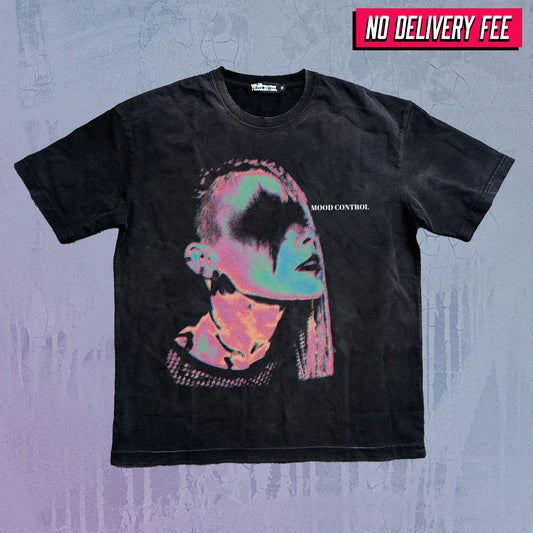 HEAT - Premium 260GSM Vintage Lightly Frayed Oversized Tee
