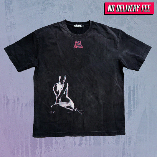 ONLY HUMAN - Premium 260GSM Vintage Lightly Frayed Oversized Tee