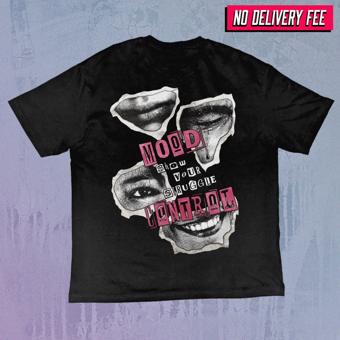 MOOD SWINGS - Value 190GSM Solid Oversized Tee