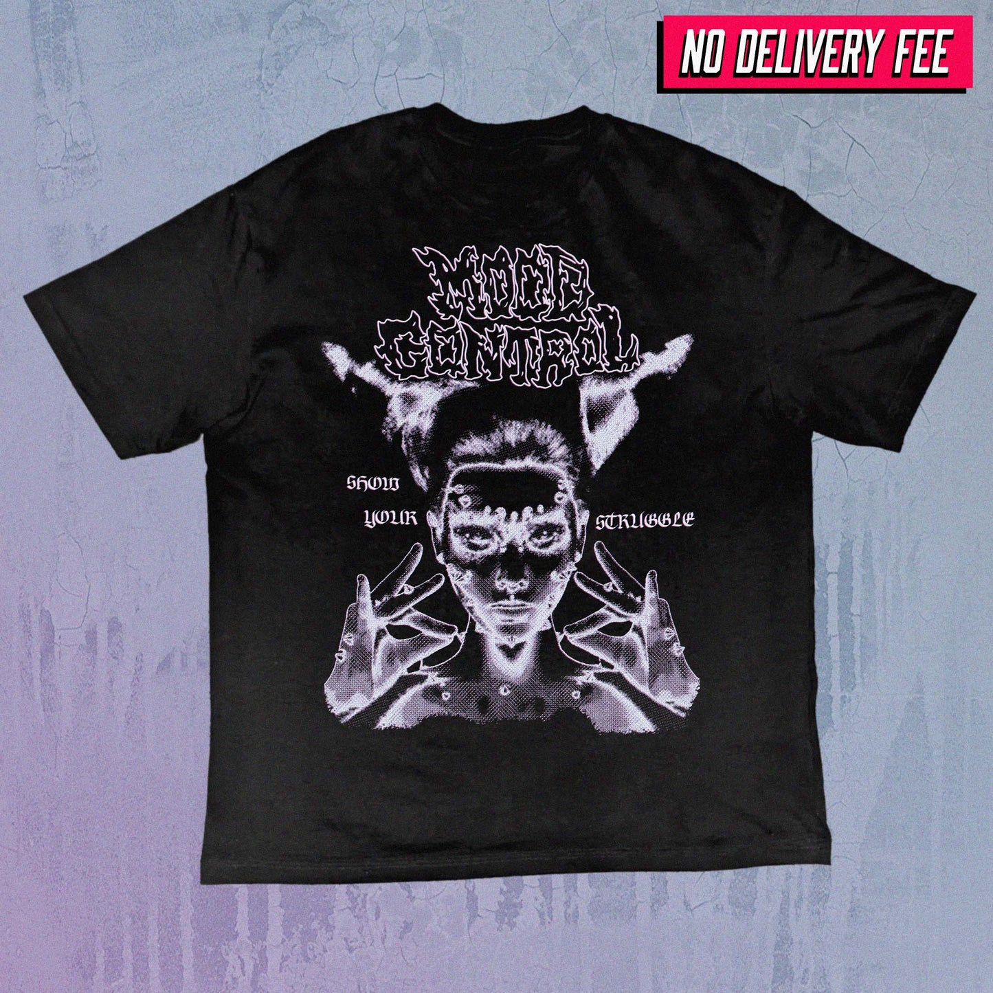 NEGATIVE - Value 190GSM Solid Oversized Tee