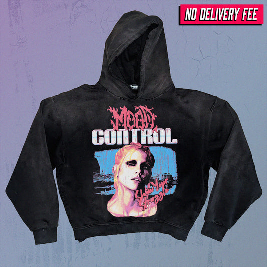 NOSTALGIA - Premium 420GSM Sunfaded and Frayed Boxy Hoodie