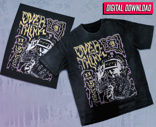 OVERTHINK - DIGITAL ART DOWNLOAD