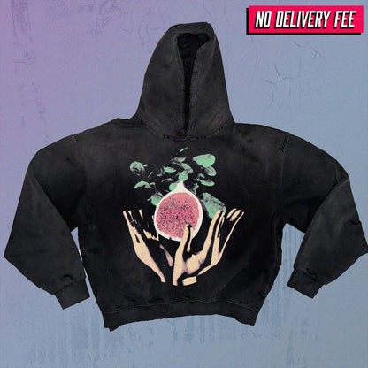 SHAME - Premium 420GSM Sunfaded and Frayed Boxy Hoodie