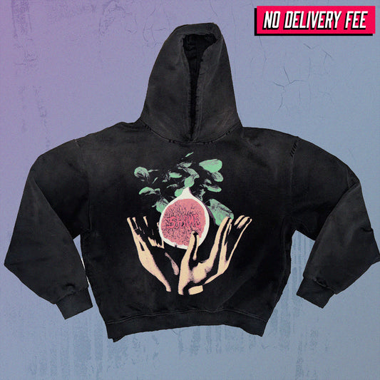 SHAME - Premium 420GSM Sunfaded and Frayed Boxy Hoodie